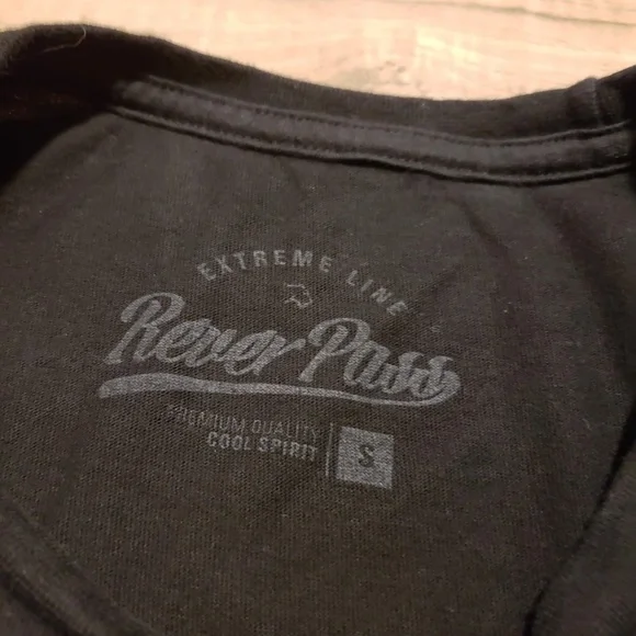 Rever Pass Cool Spirit Men Graphic T-Shirt Live Fast No Place For The Weak Small - Picture 3 of 5